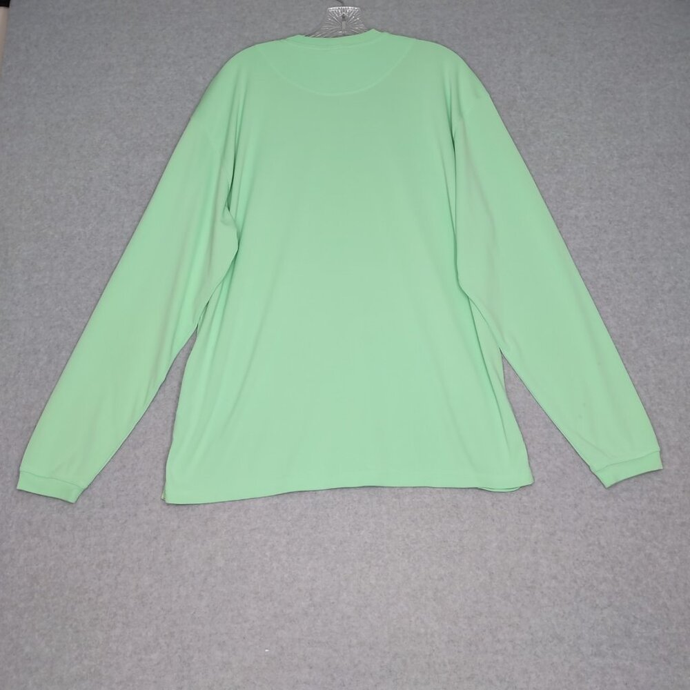 Columbia L Long Sleeve Mint Green Fishing Outdoors Lightweight Performance Tee